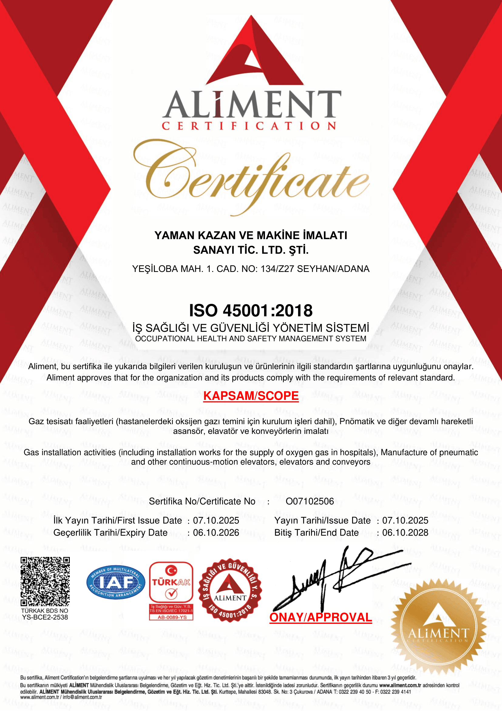 ISO 45001:2018